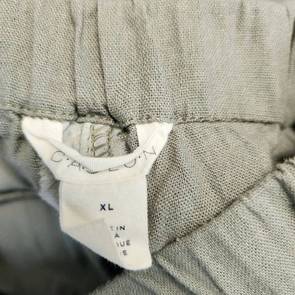 Caslon Wide Leg Pull-On Linen Blend Pants - Picture 6 of 6